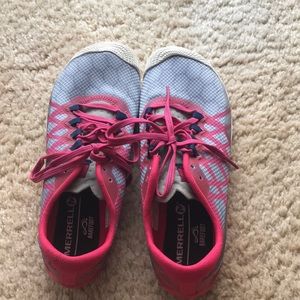Merrell barefoot trial running shoes US 7.5